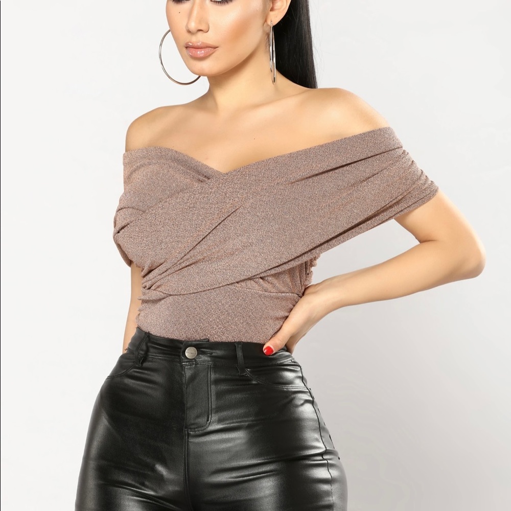 Fashion Nova Ex Sir Off Shoulder Bodysuit